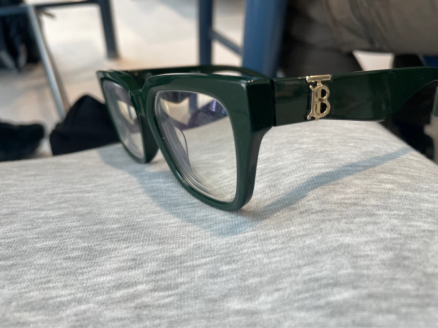 Burberry Green Acetate Eyeglasses