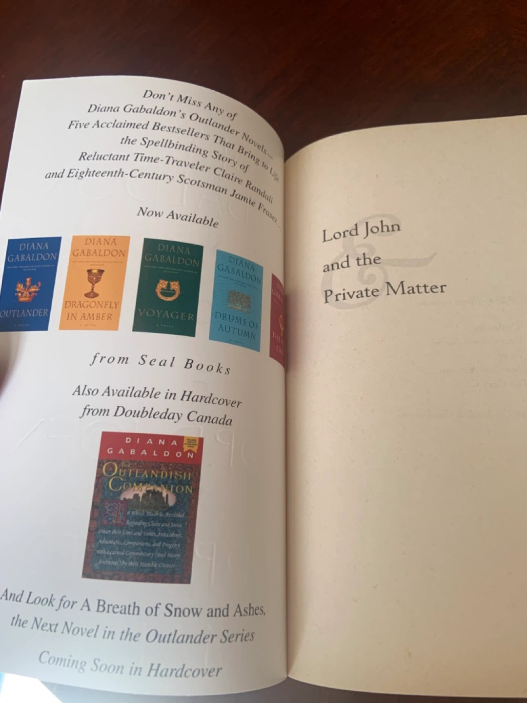 Lord John and the Private Matter by Diana Gabaldon - photo 2