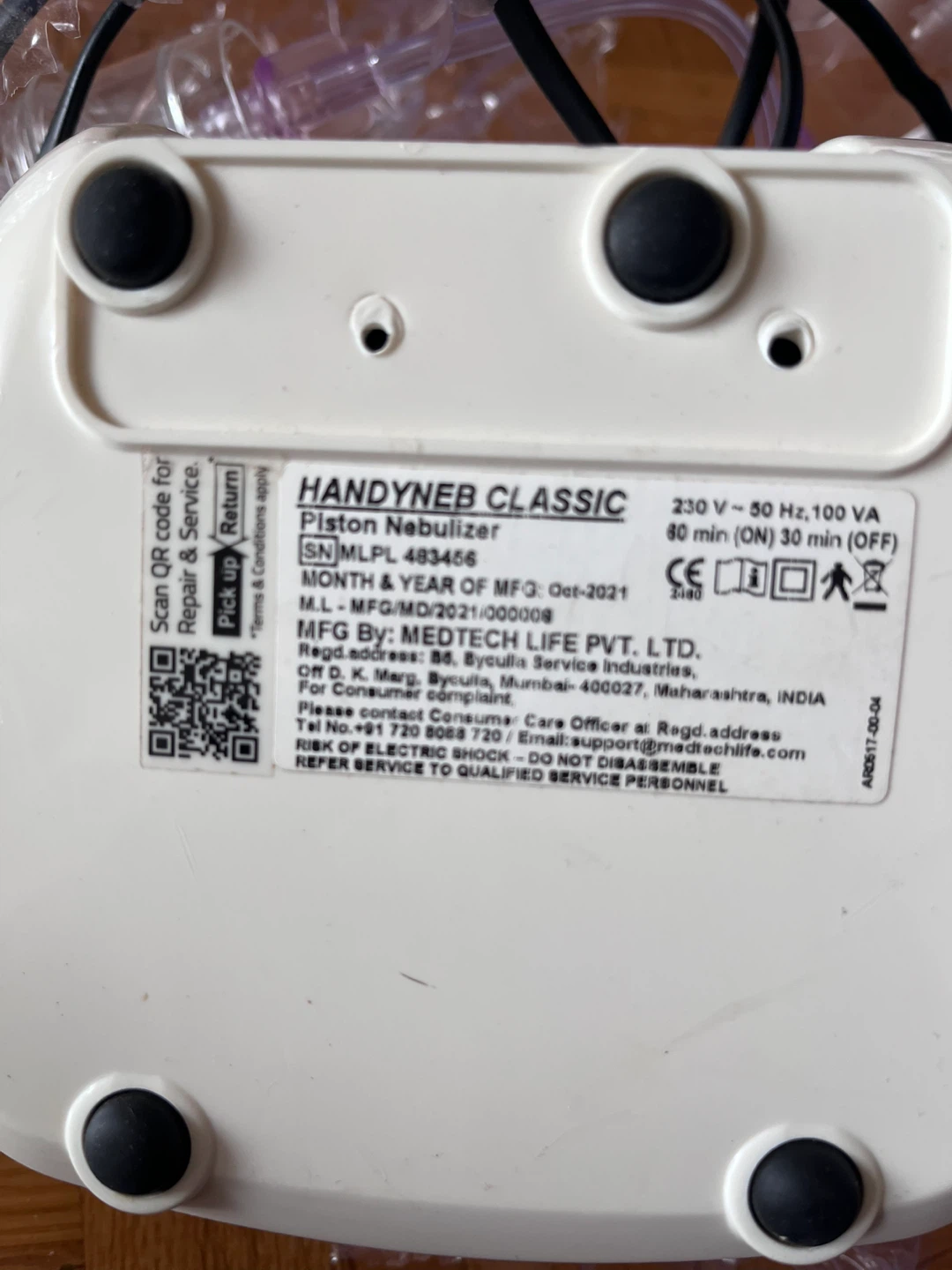 HandyNeb Classic Piston Nebulizer - photo 2
