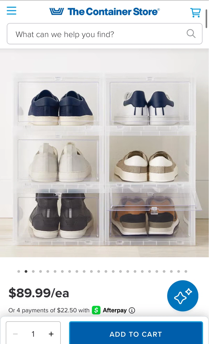 Shoe boxes - The Container Store - photo 2