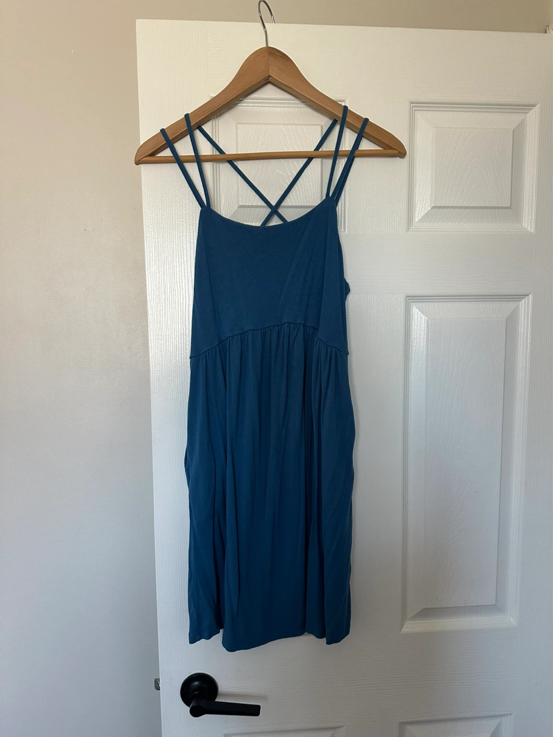 Old Navy Blue Criss-Cross Strap Dress