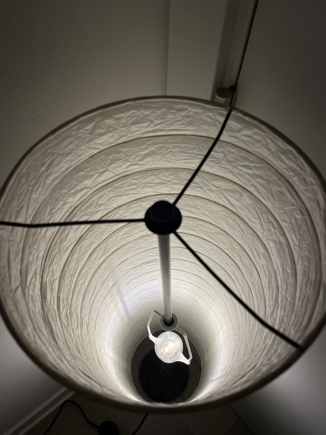 IKEA Floor Lamp - White Paper Shade - photo 3