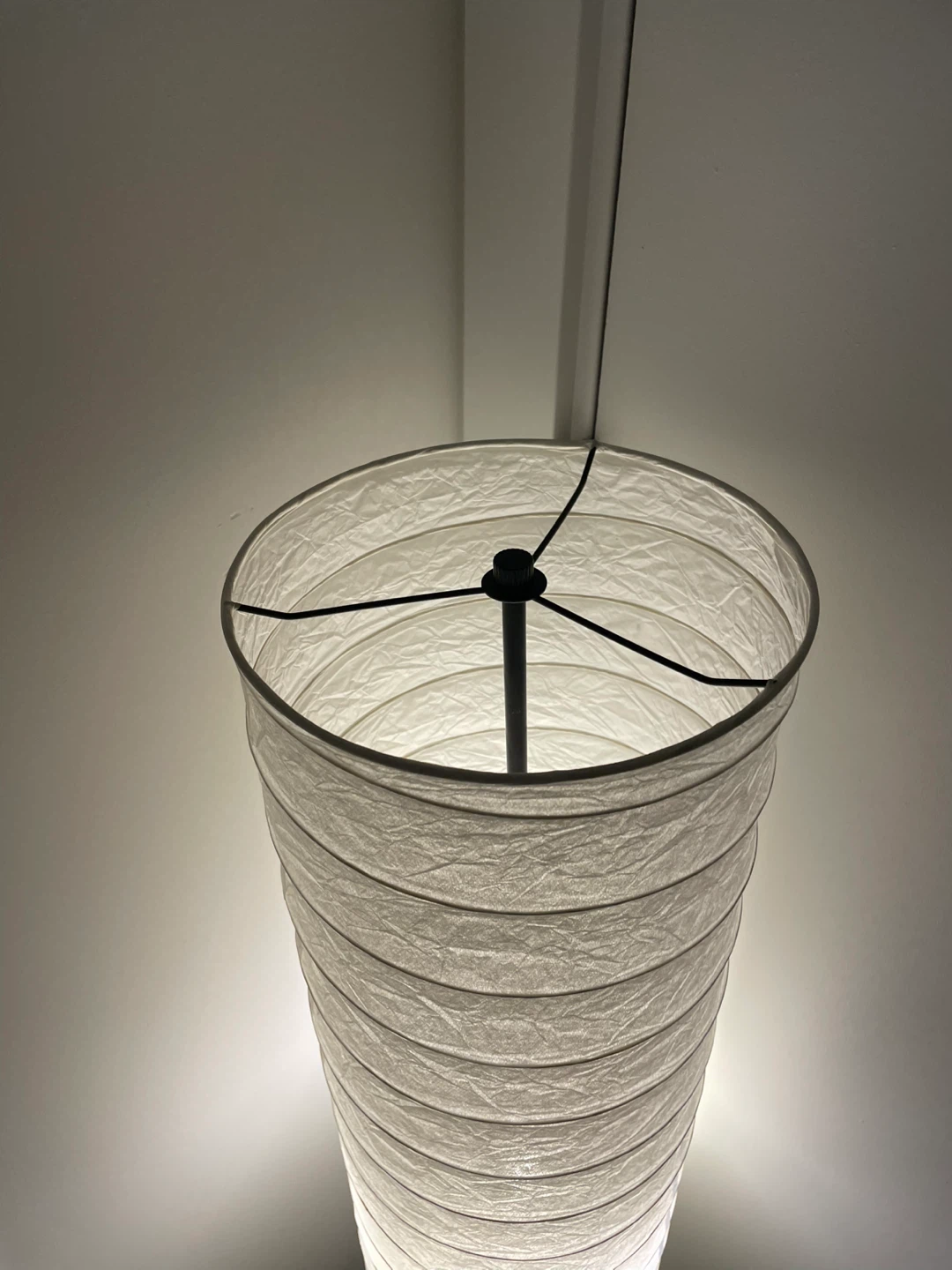 IKEA Floor Lamp - White Paper Shade - photo 2