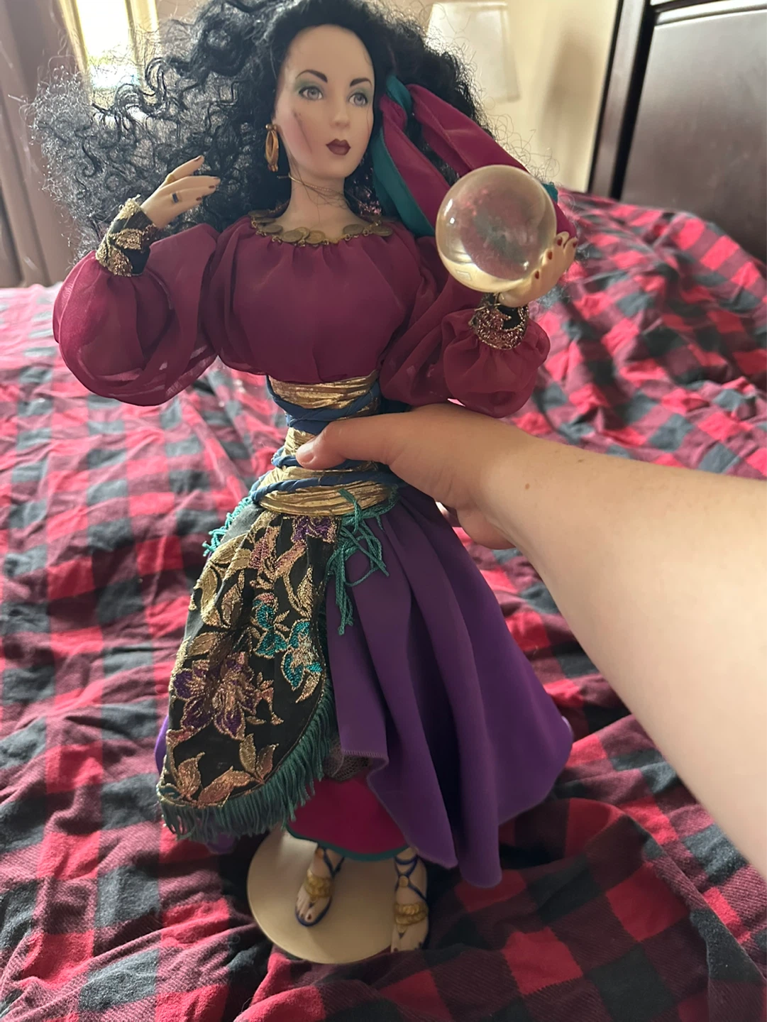 Franklin Mint Porcelain Doll - See Details - photo 2