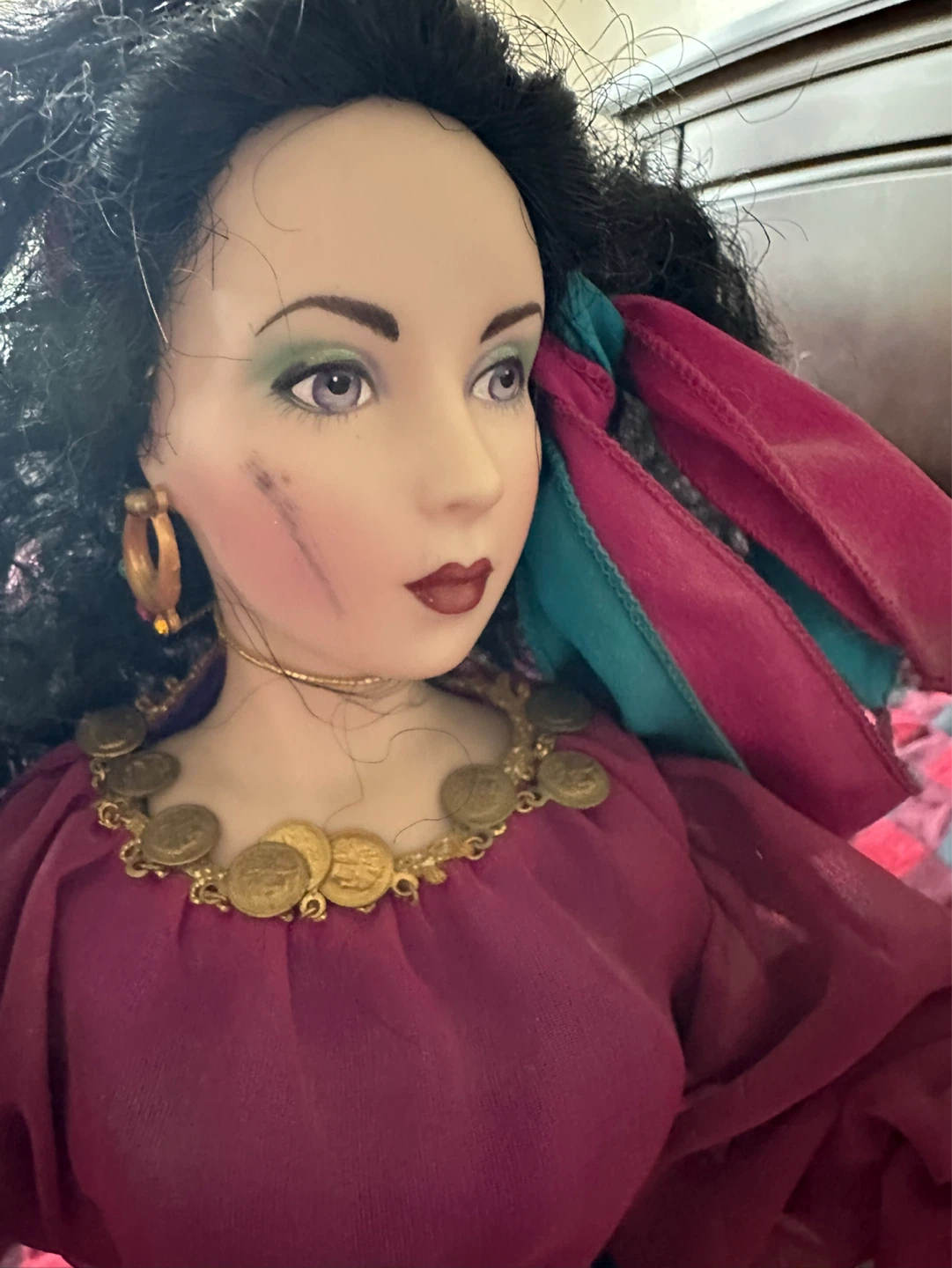 Franklin Mint Porcelain Doll - See Details - photo 4