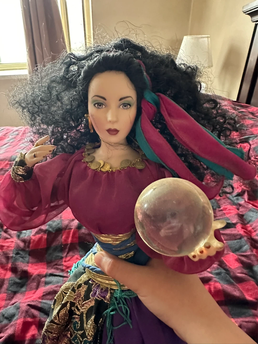 Franklin Mint Porcelain Doll - See Details - photo 3