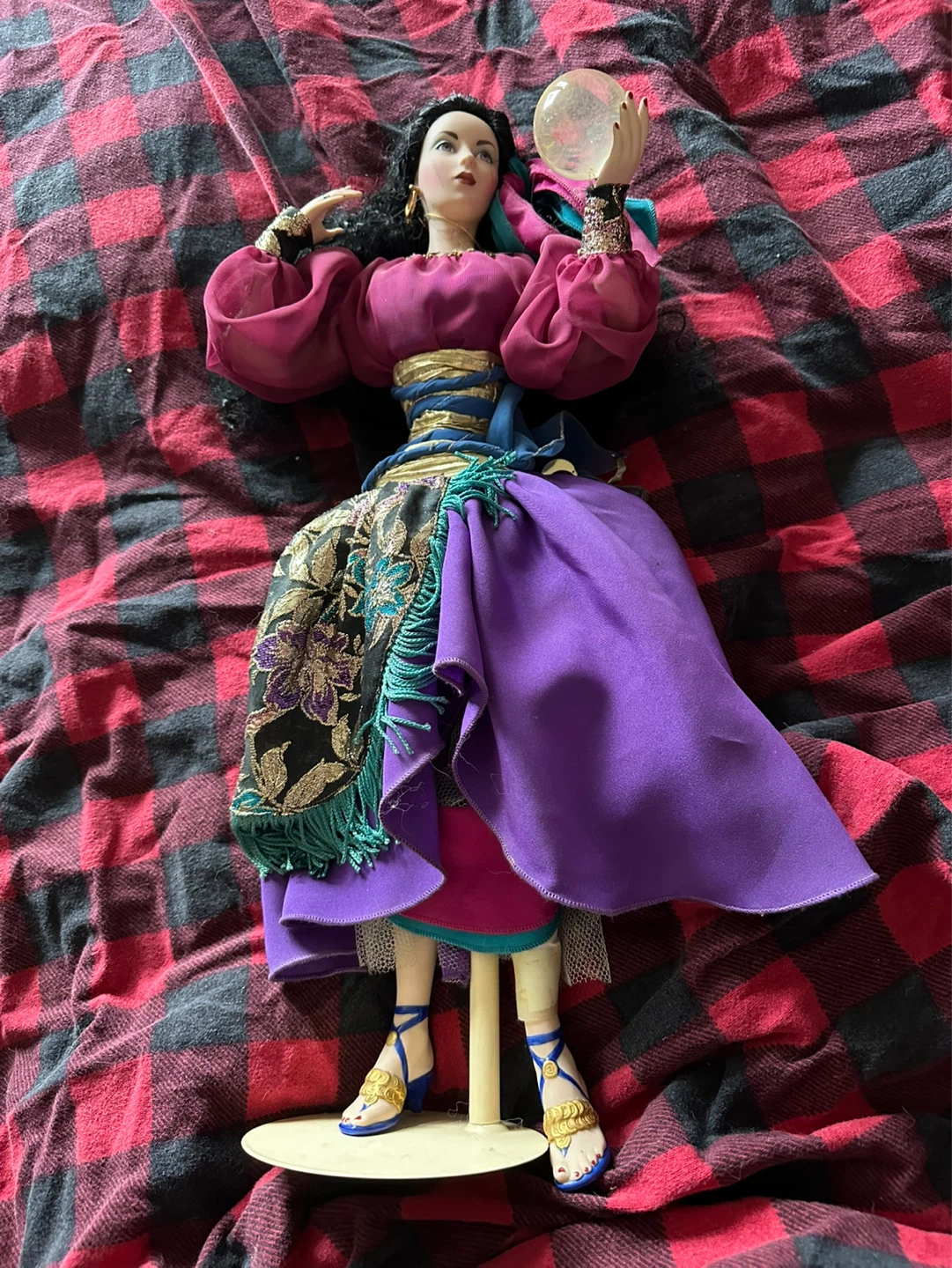 Franklin Mint Porcelain Doll - See Details