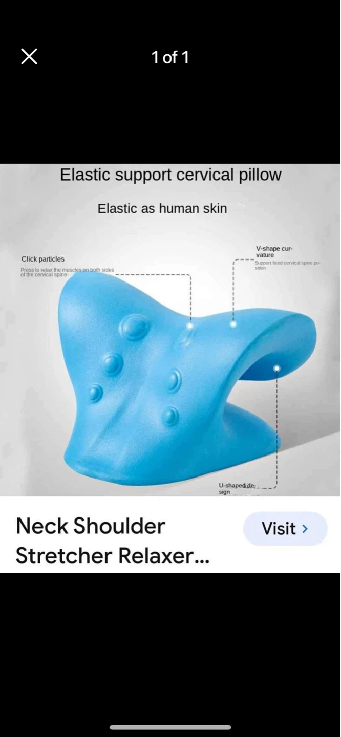 Neck muscles support, helps headaches - photo 2