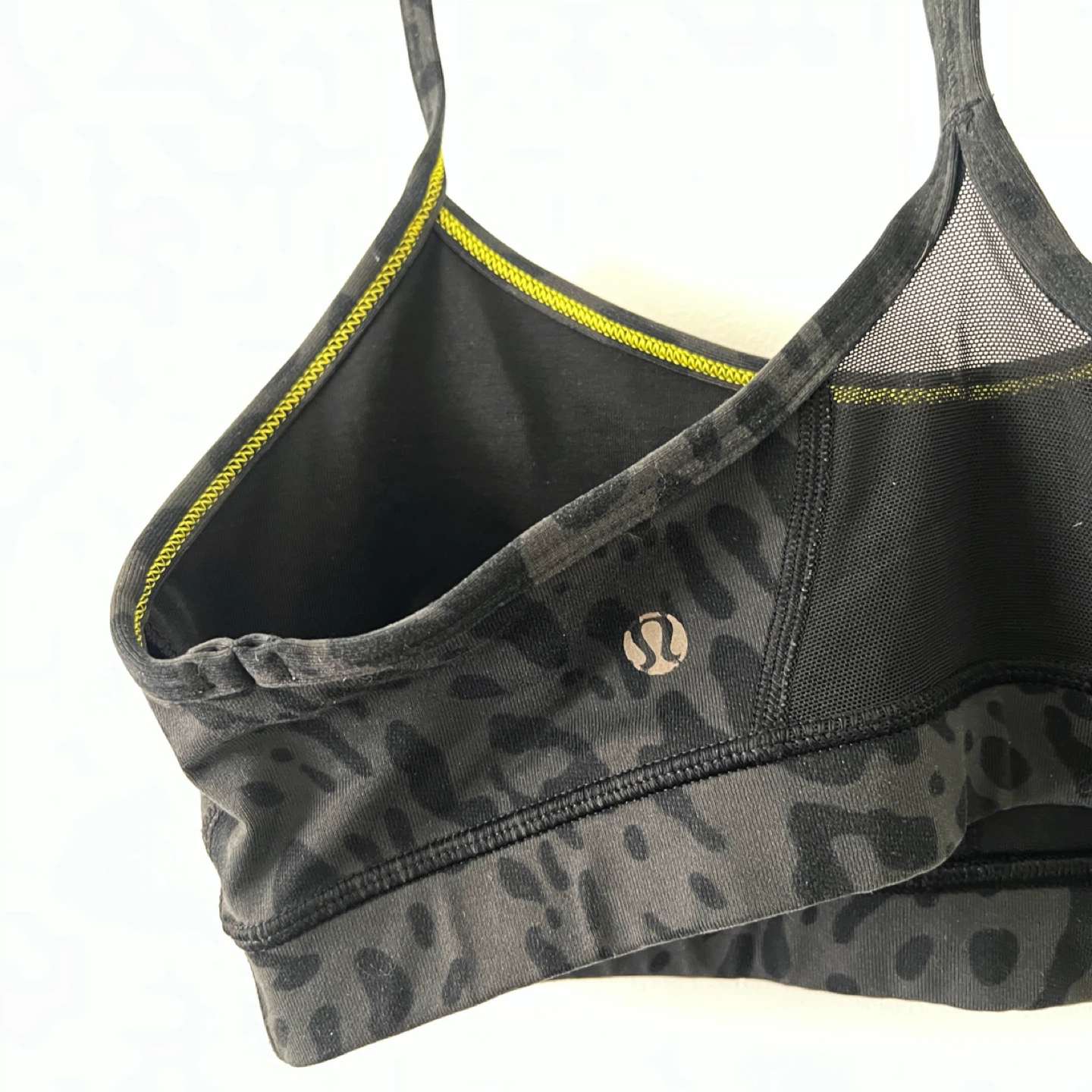 Lululemon Leopard Y Back Sports Bra Size 8 - photo 2