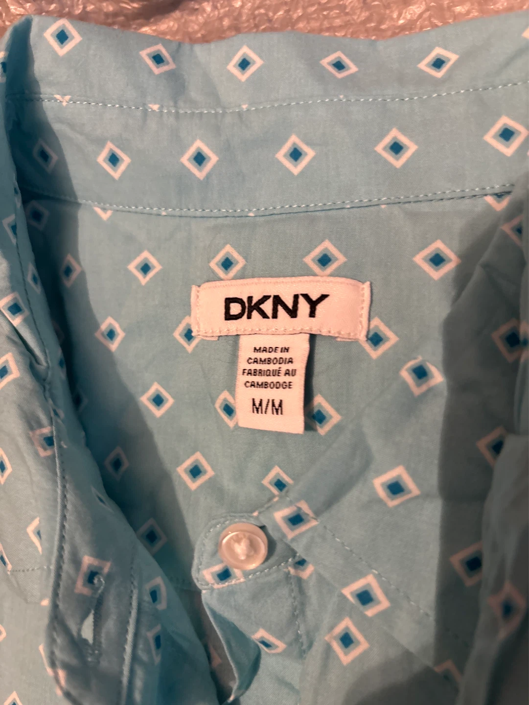 NWOT 2pc DKNY Men's M/M Button-Up Shirt - photo 2
