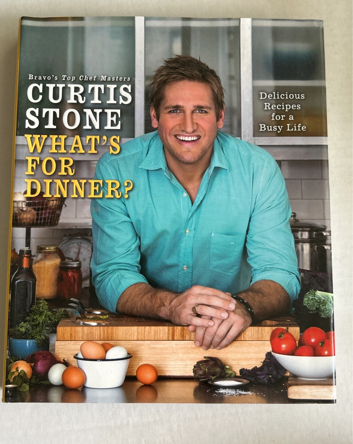 Curtis Stone What's For Dinner? Signed Cookbook