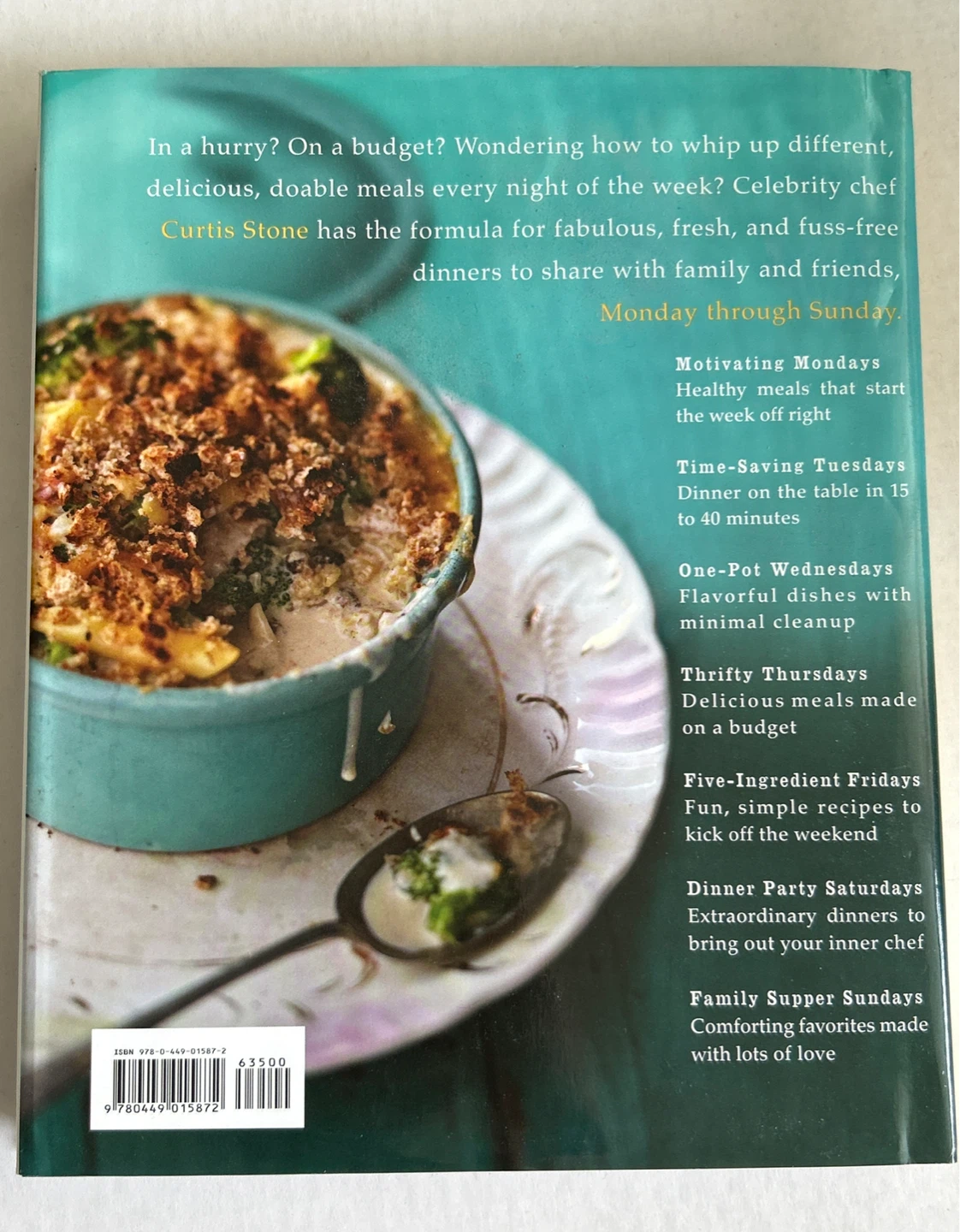 Curtis Stone What's For Dinner? Signed Cookbook - photo 2