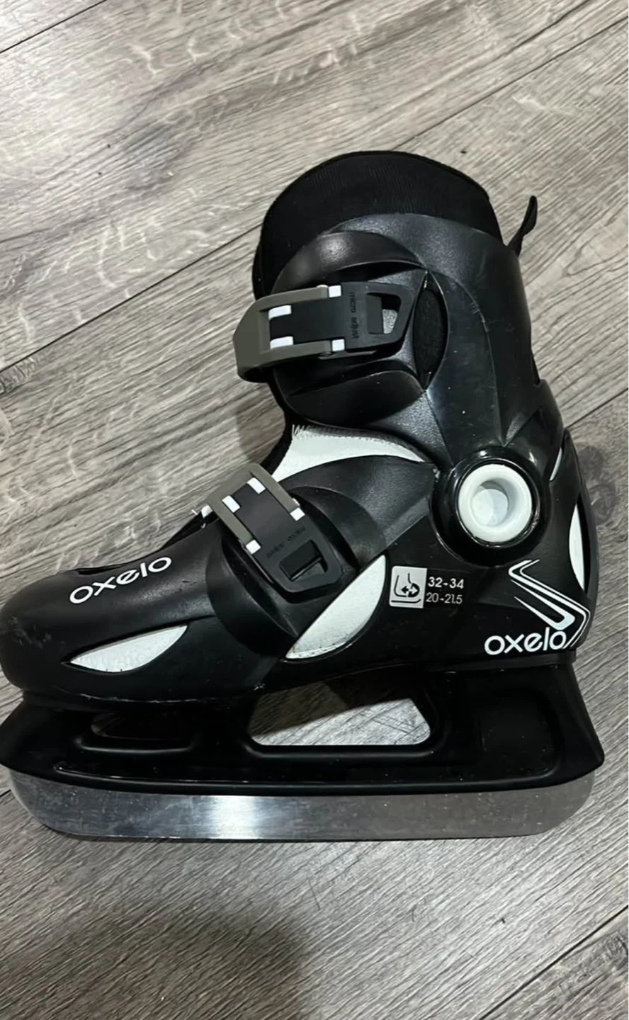 Oxelo Ice Skates with Bauer Helmet and Protection Gear - photo 3