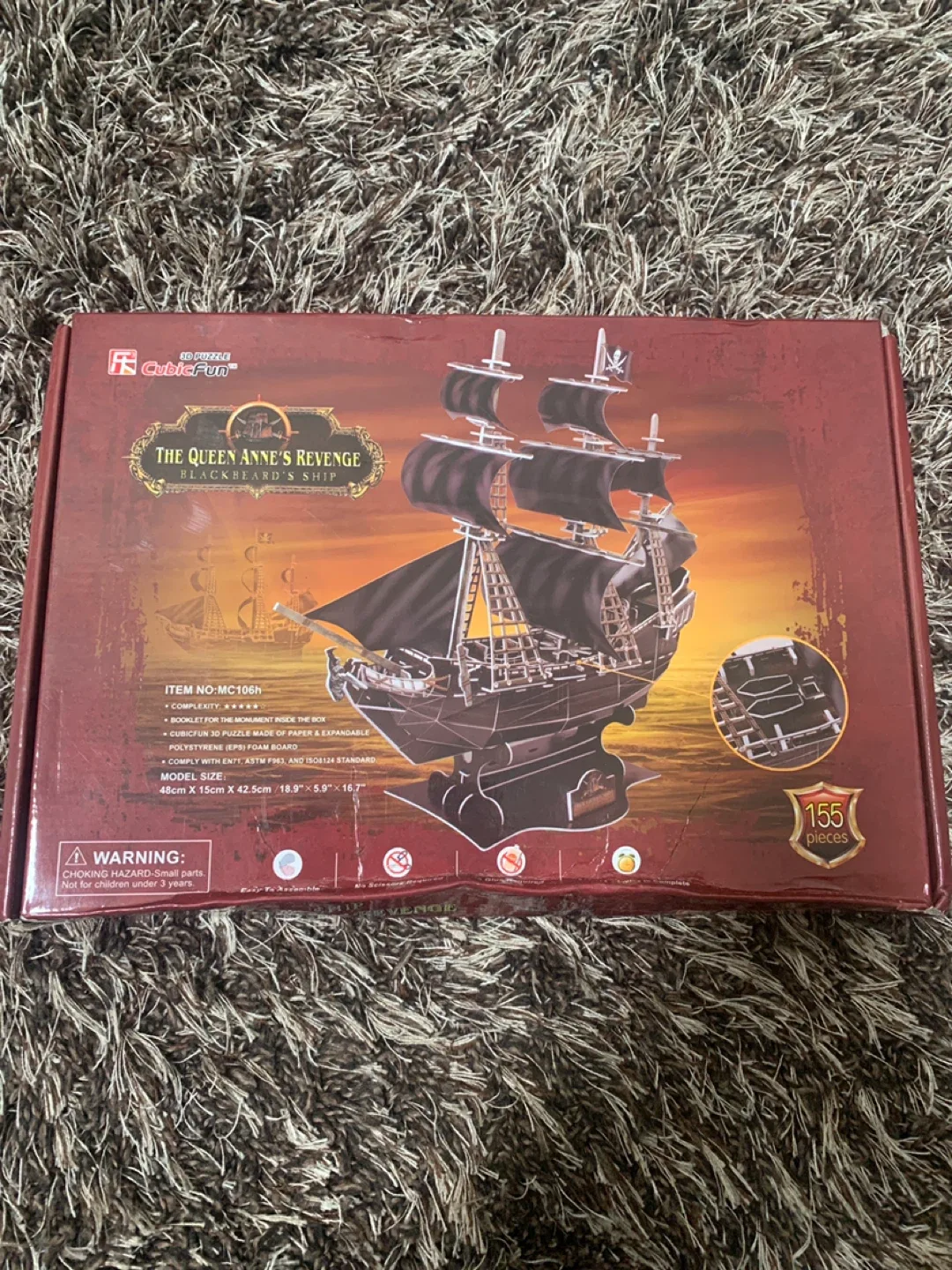 CubicFun The Queen Anne's Revenge 3D Puzzle - photo 2