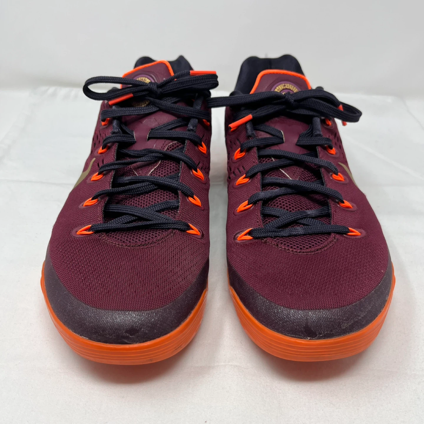 Nike Kobe 9 EM Burgundy Gold Basketball Shoes - photo 3