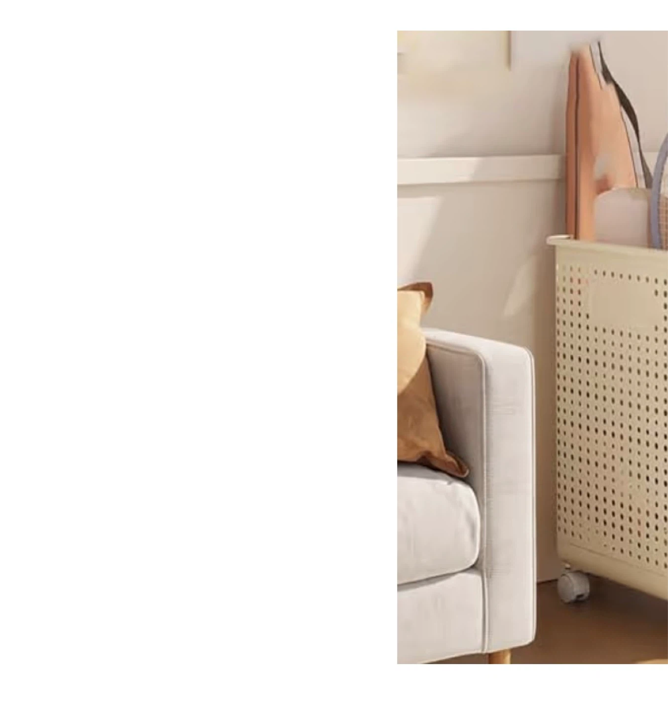 Collapsible Storage Basket with Wheels - photo 5