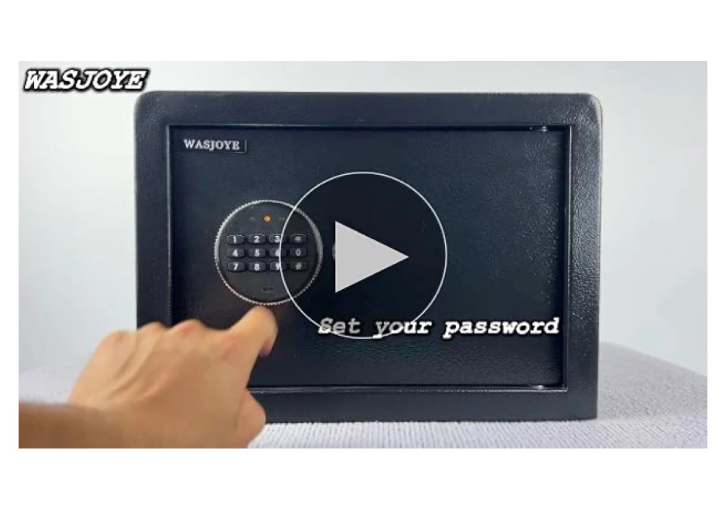 WASJOYE Digital Safe Box with Keypad and Emergency Key - photo 3