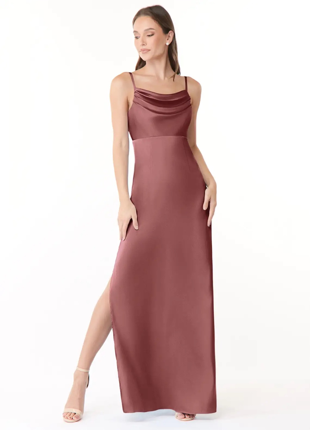 Prom dress - Azazie Esmee Stretch Satin Dress