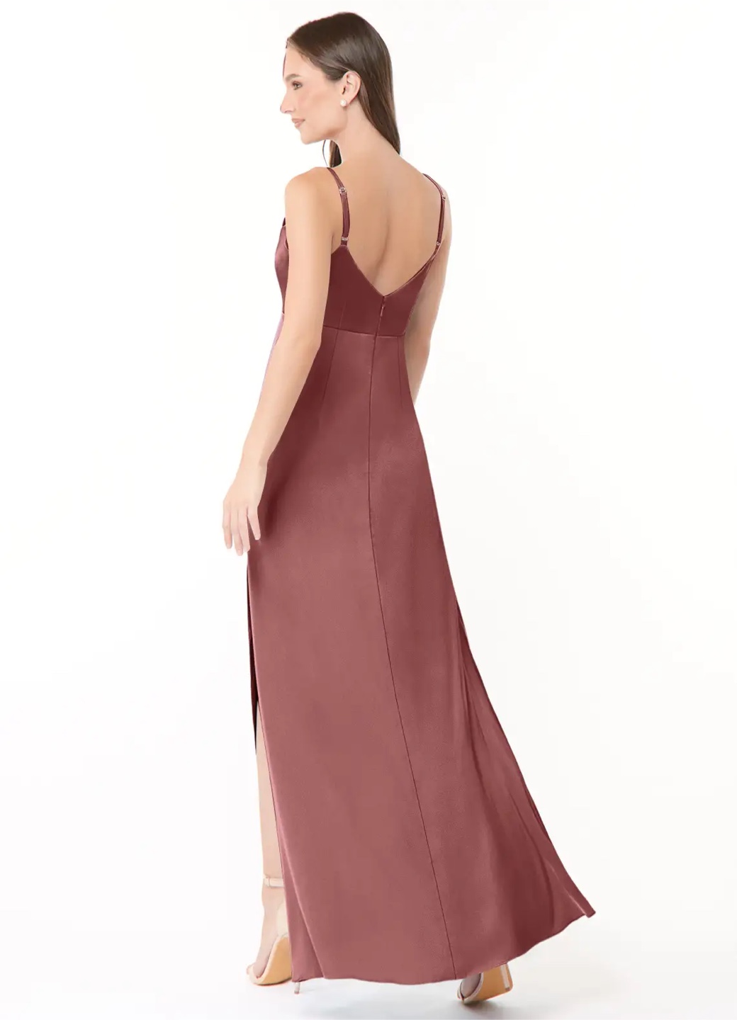 Prom dress - Azazie Esmee Stretch Satin Dress - photo 2