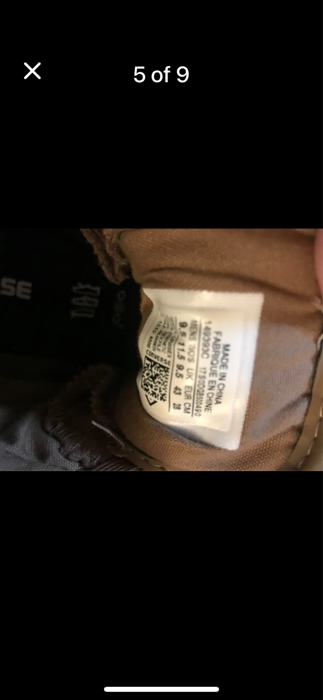 Men converse high top size 9 1/2 - photo 5