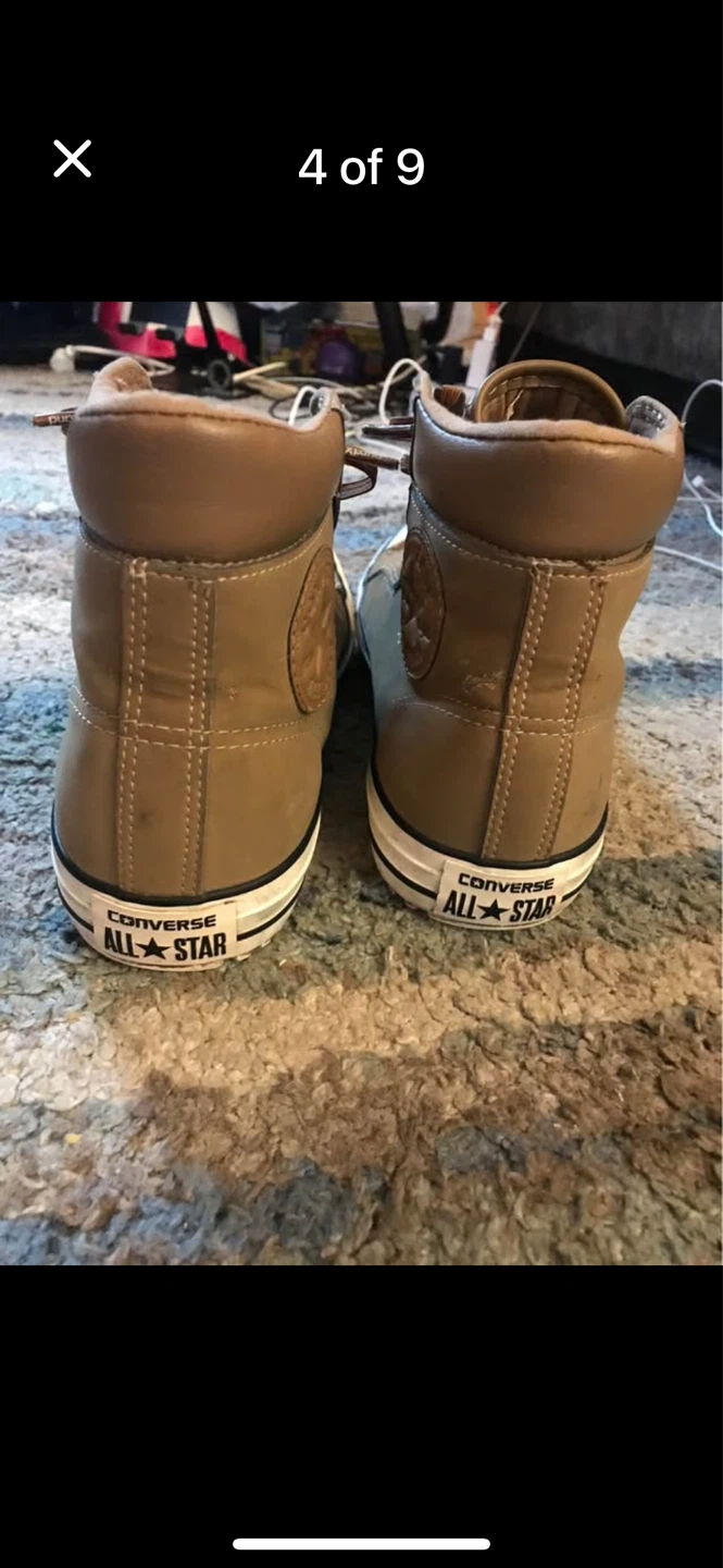 Men converse high top size 9 1/2 - photo 4
