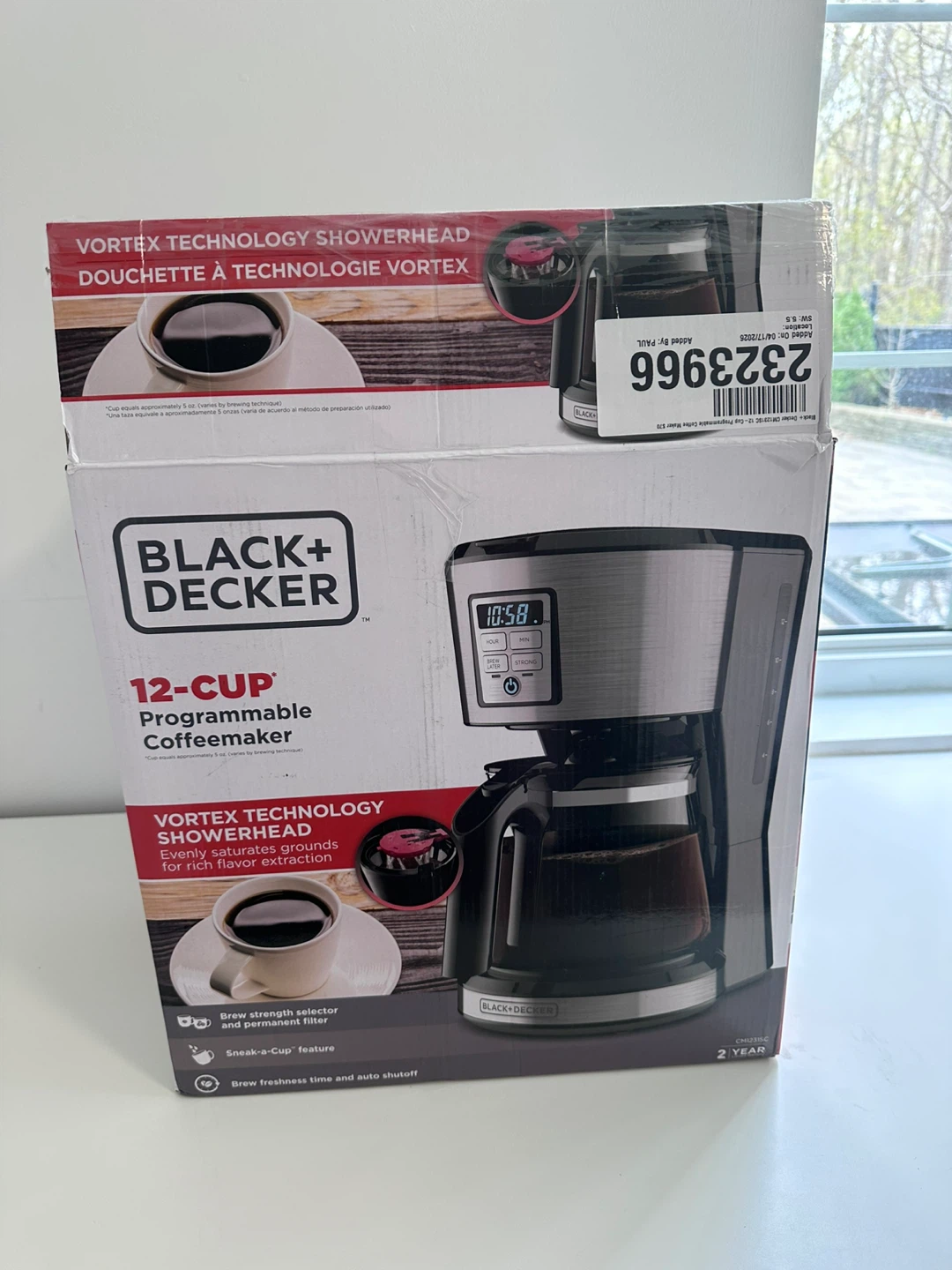 Black+Decker 12-Cup Programmable Coffeemaker - photo 2