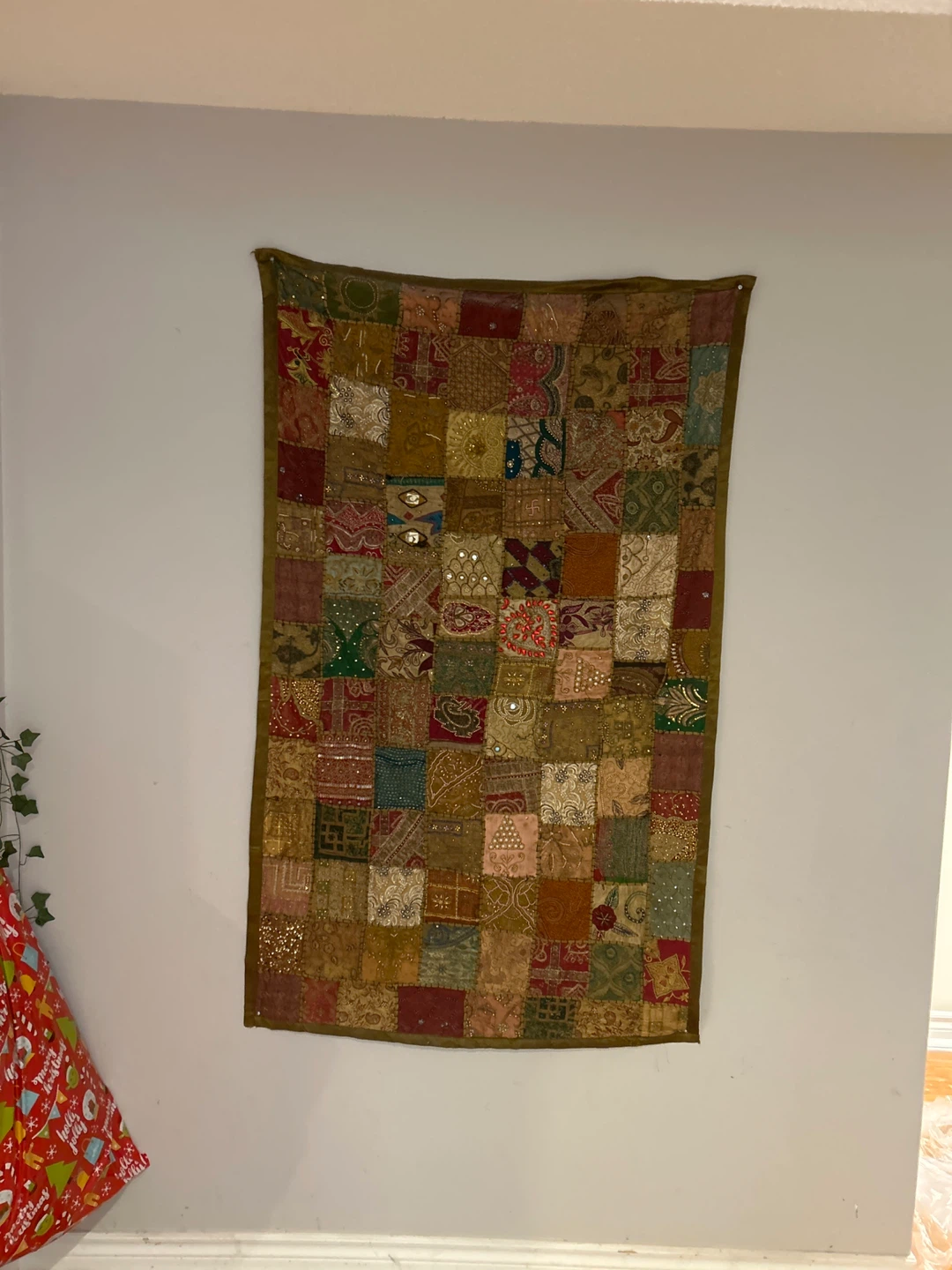 Boho Patchwork Wall Hanging Tapestry