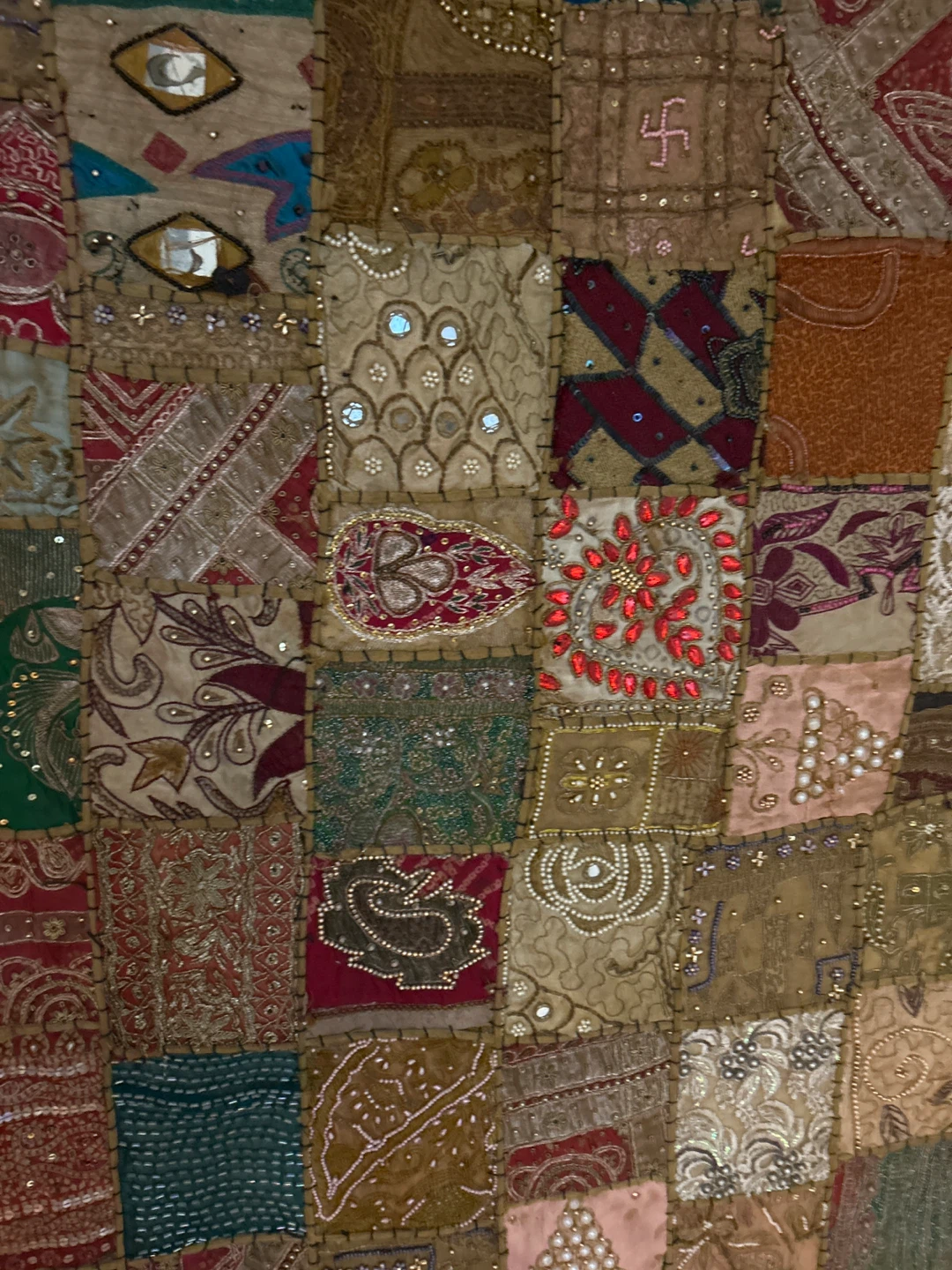 Boho Patchwork Wall Hanging Tapestry - photo 2