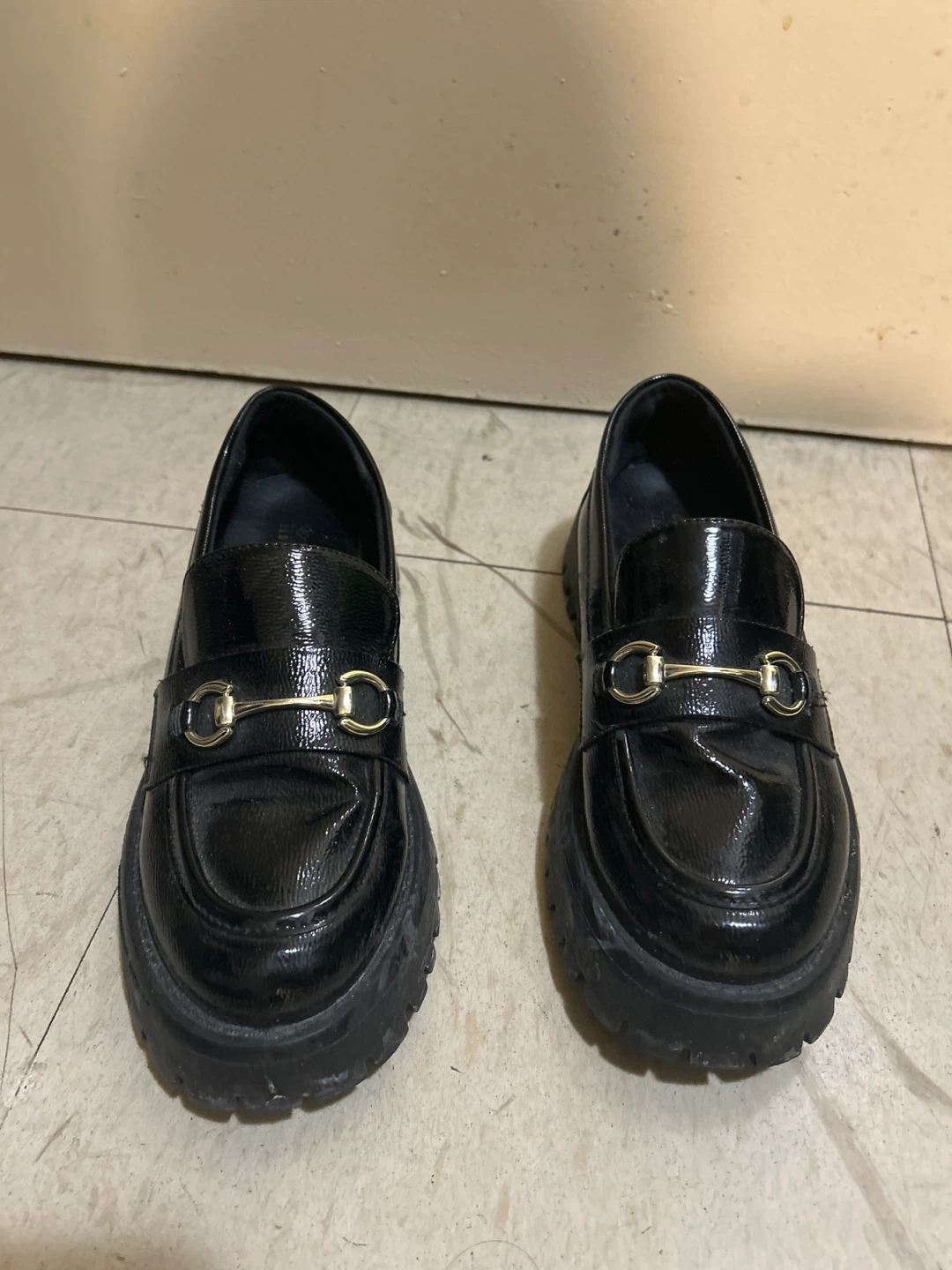 Black Patent Loafers