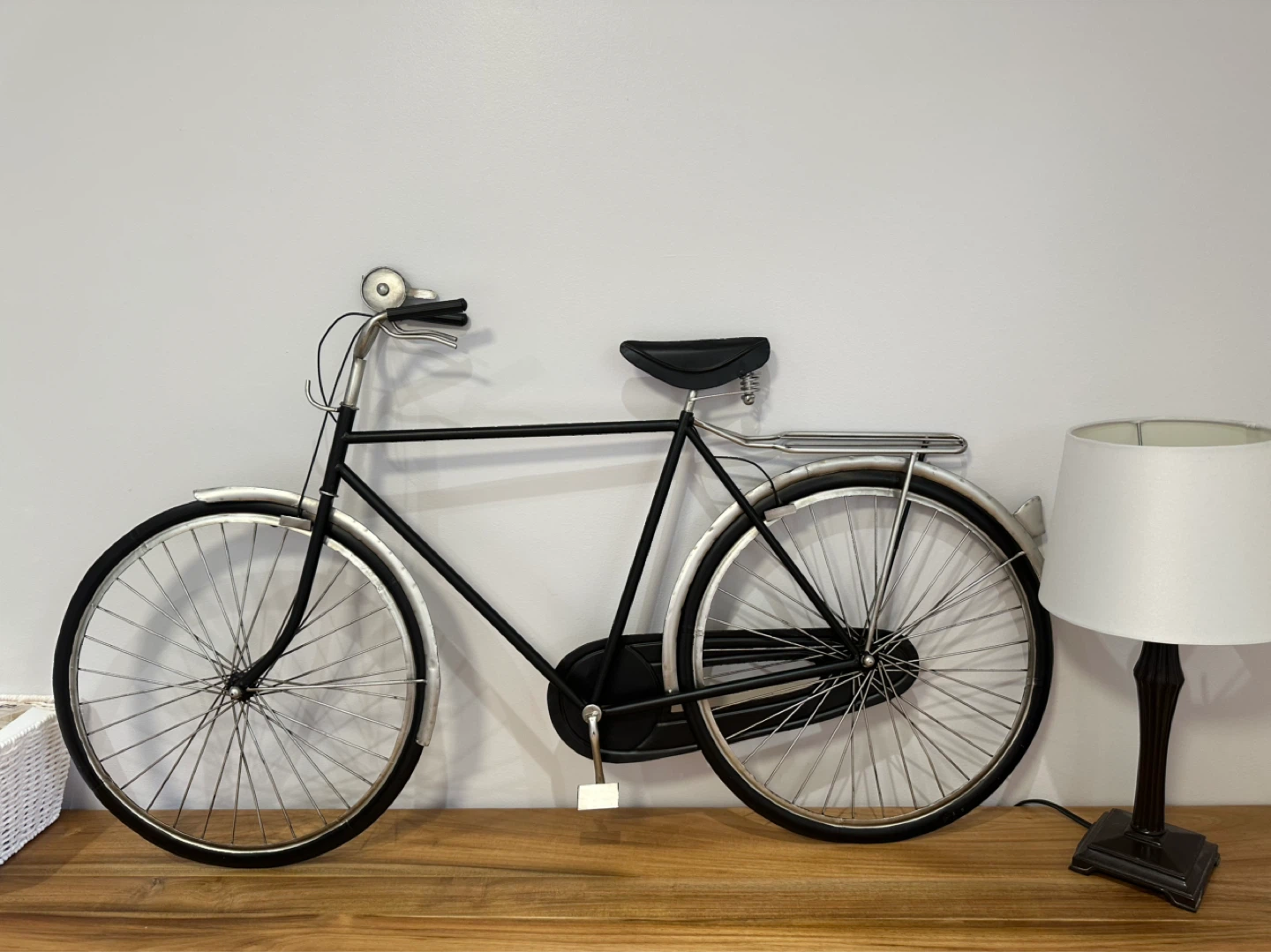 Black Metal Bicycle Wall Art - photo 3