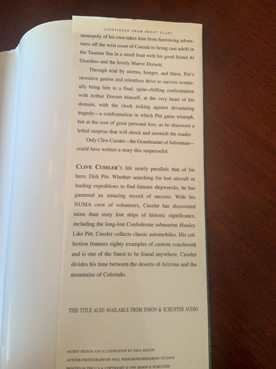 Clive Cussler Shock Wave Novel - photo 4