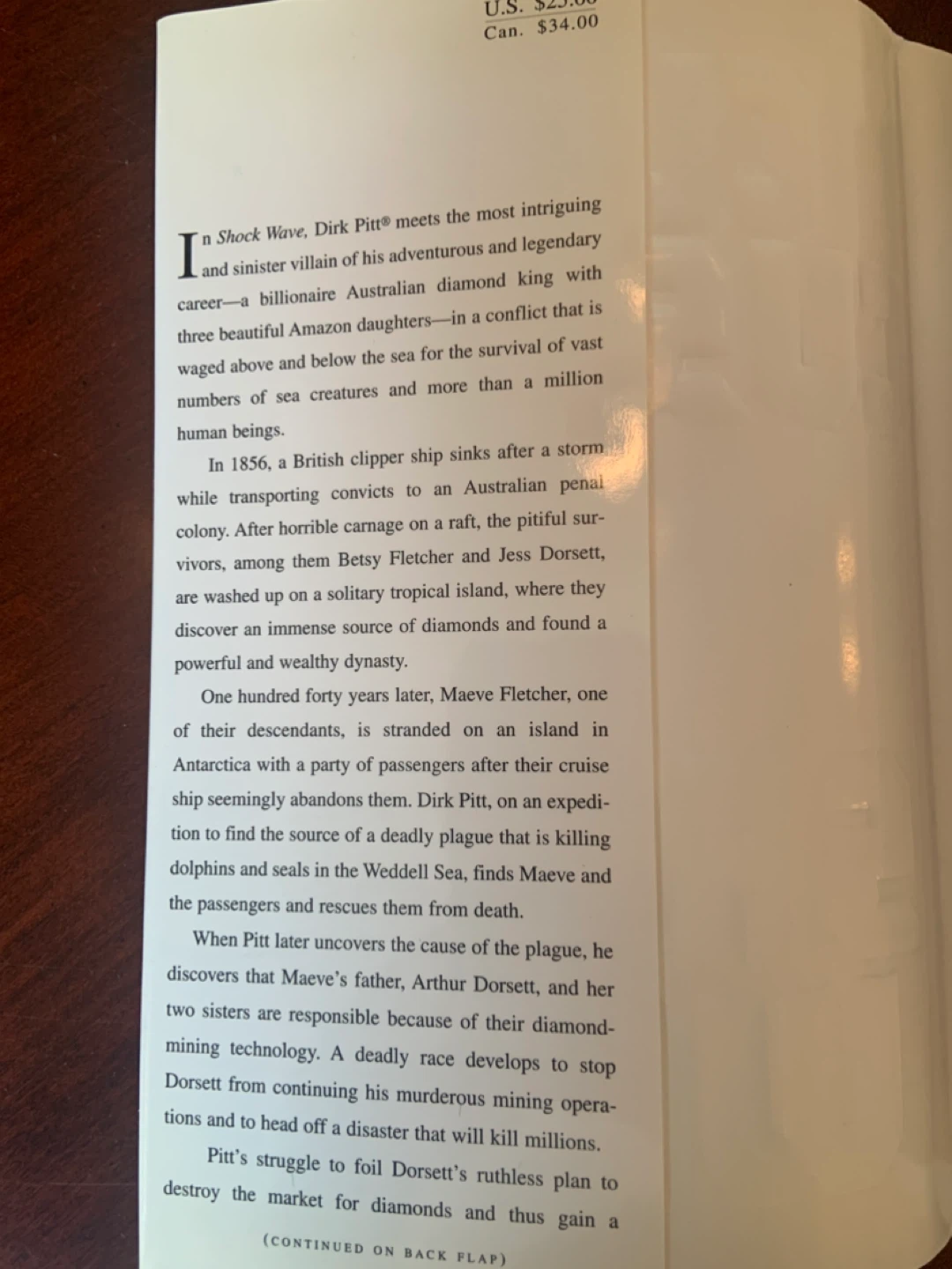Clive Cussler Shock Wave Novel - photo 5