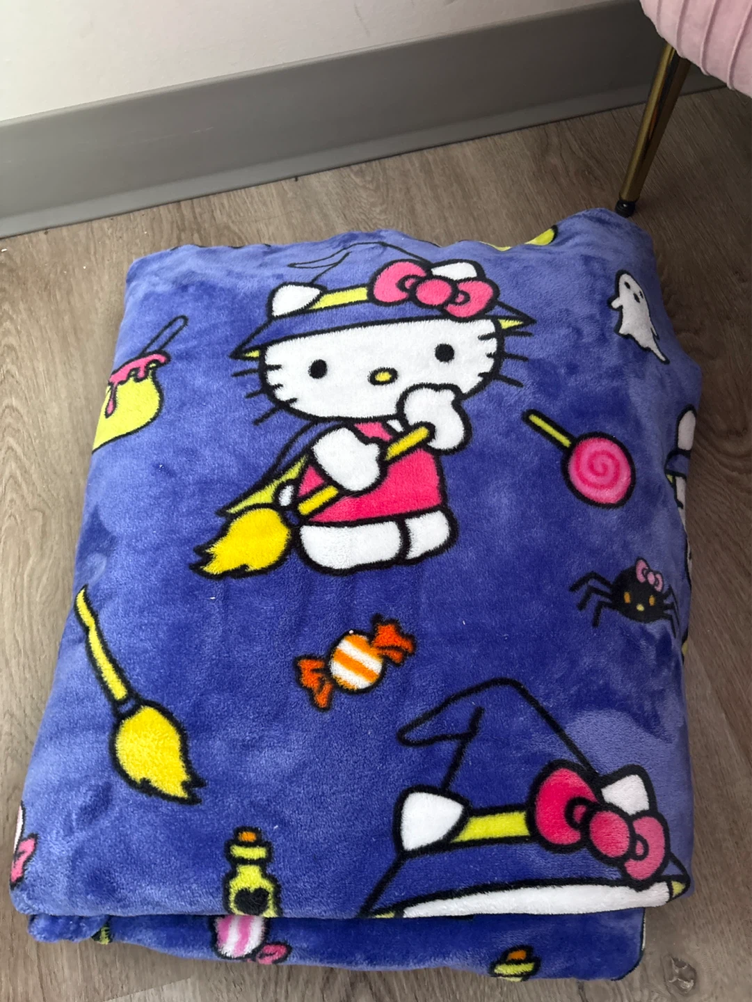Hello Kitty Halloween Fleece Blanket