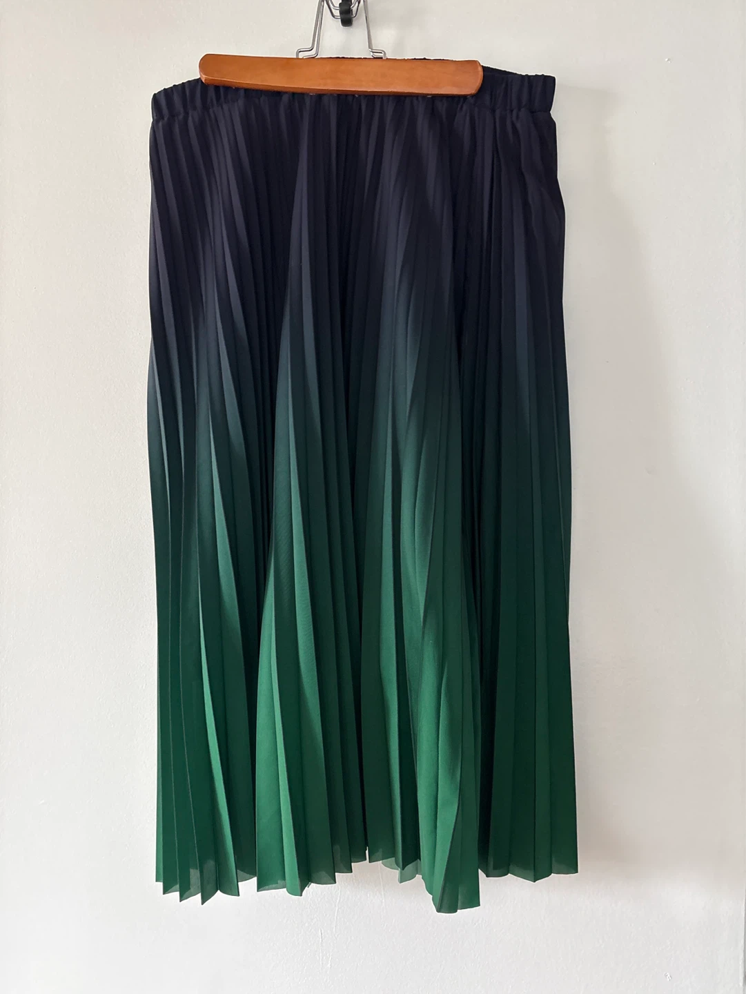 Banana Republic Pleated Ombre Skirt Size M