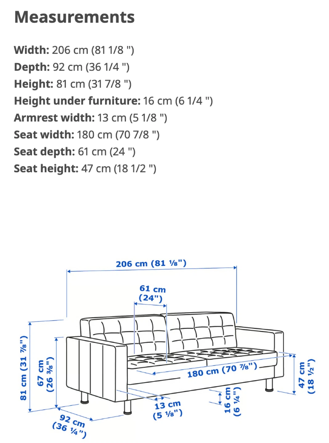 Dark Grey Sofa - photo 3