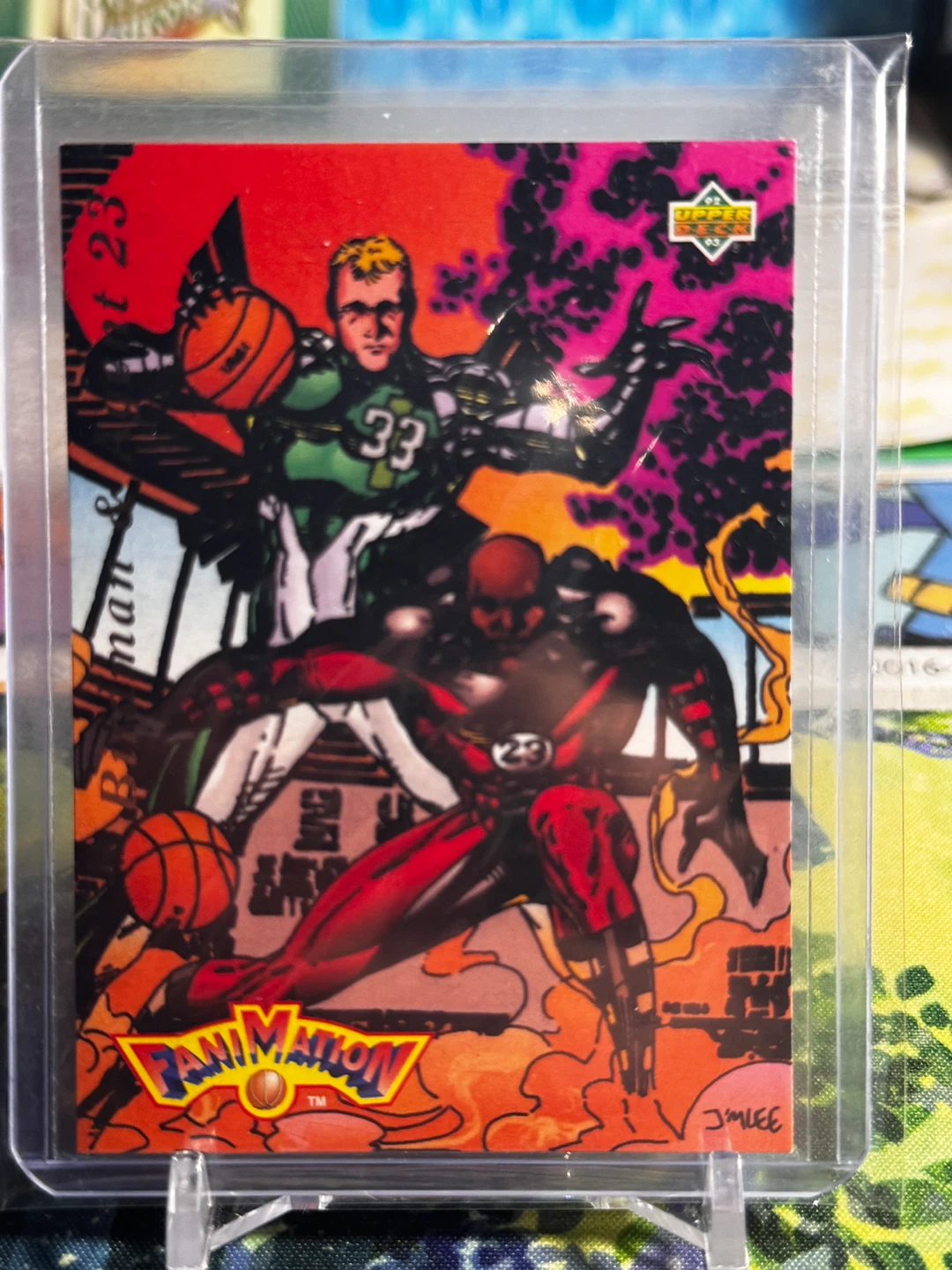 1993 Upper Deck Fanimotion Michael Jordan Card #506 - photo 3