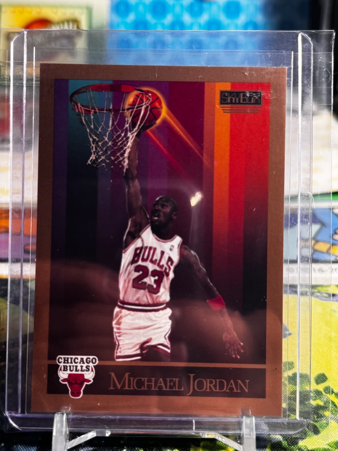 1991 Fleer Michael Jordan All-Star Team Trading Card - photo 5