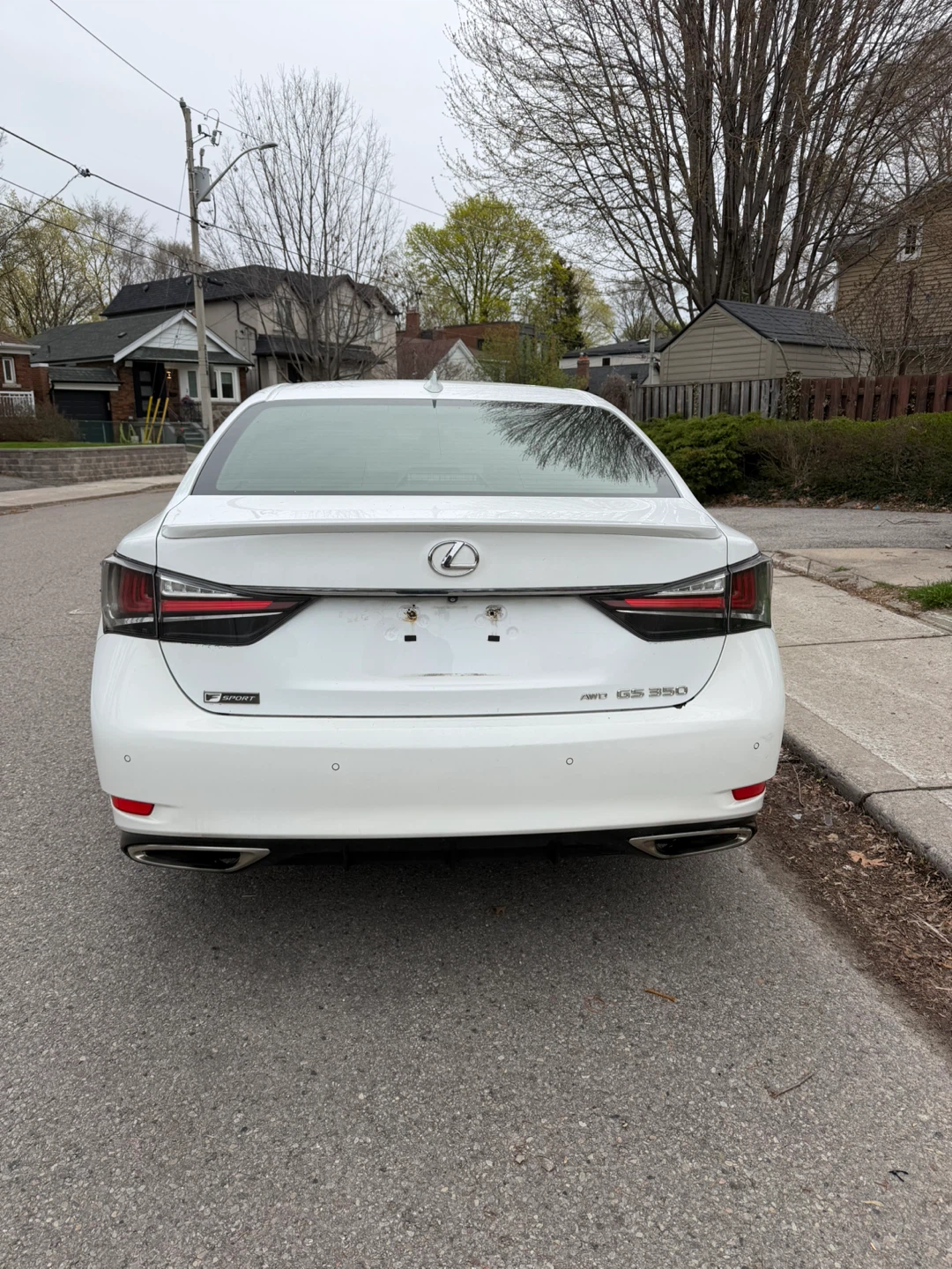 White Lexus GS 350 F Sport AWD Sedan - photo 4