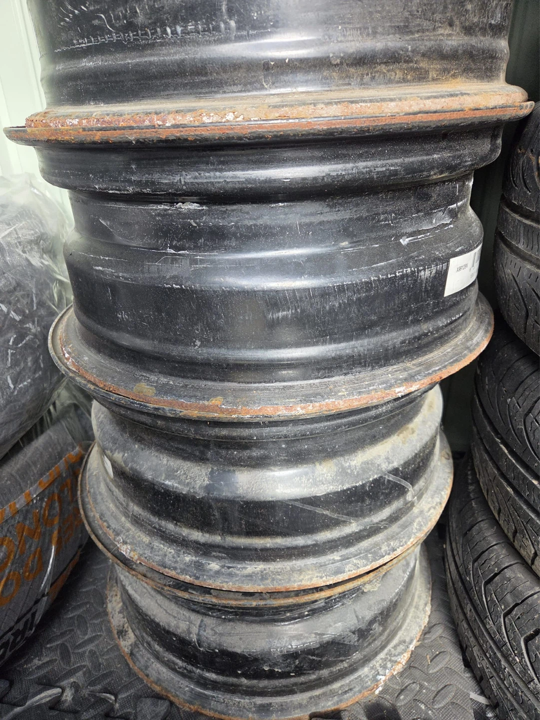 Set of 4 Steel Rims