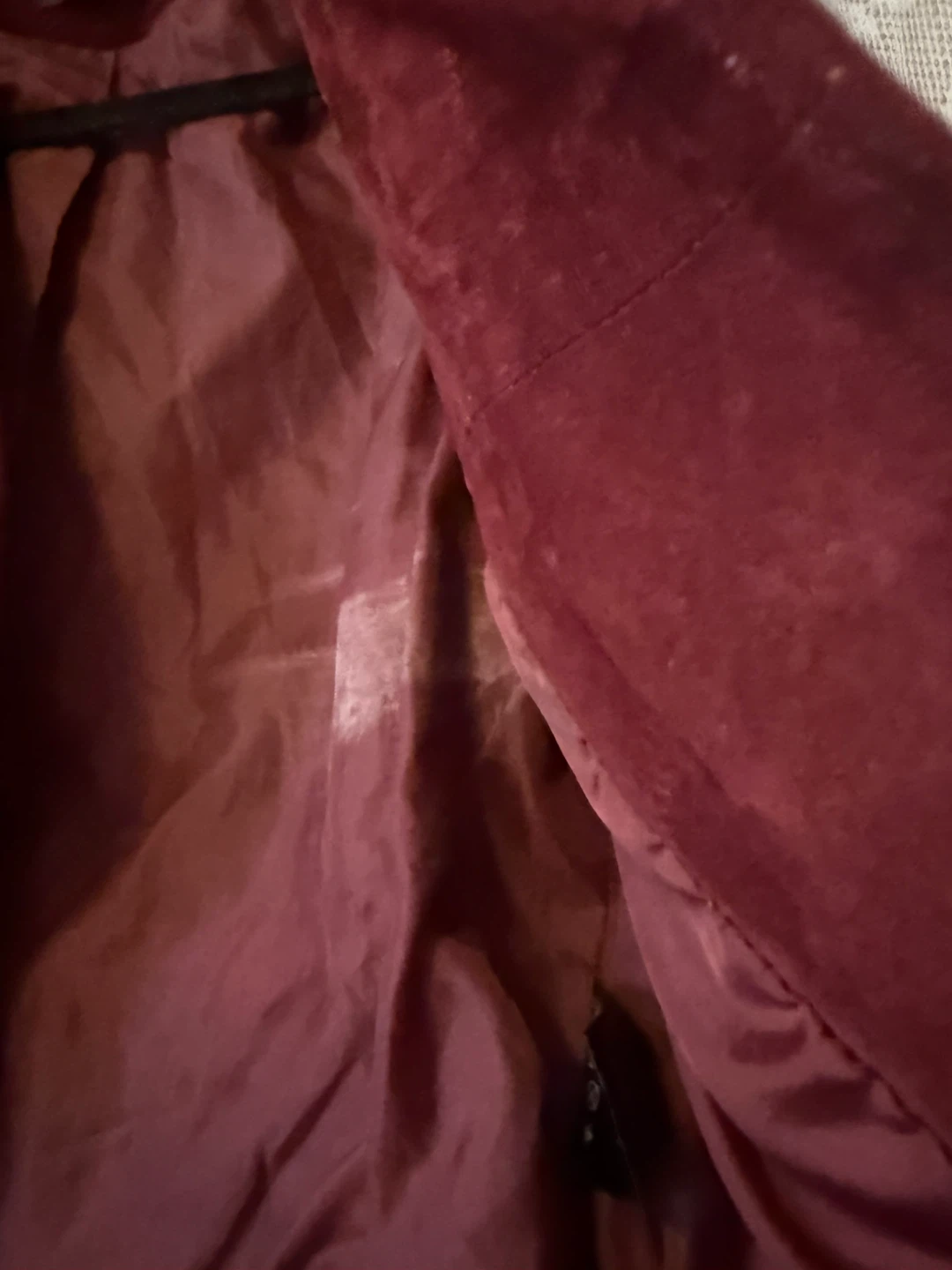 Vigoss Burgundy Suede Moto Jacket - photo 4