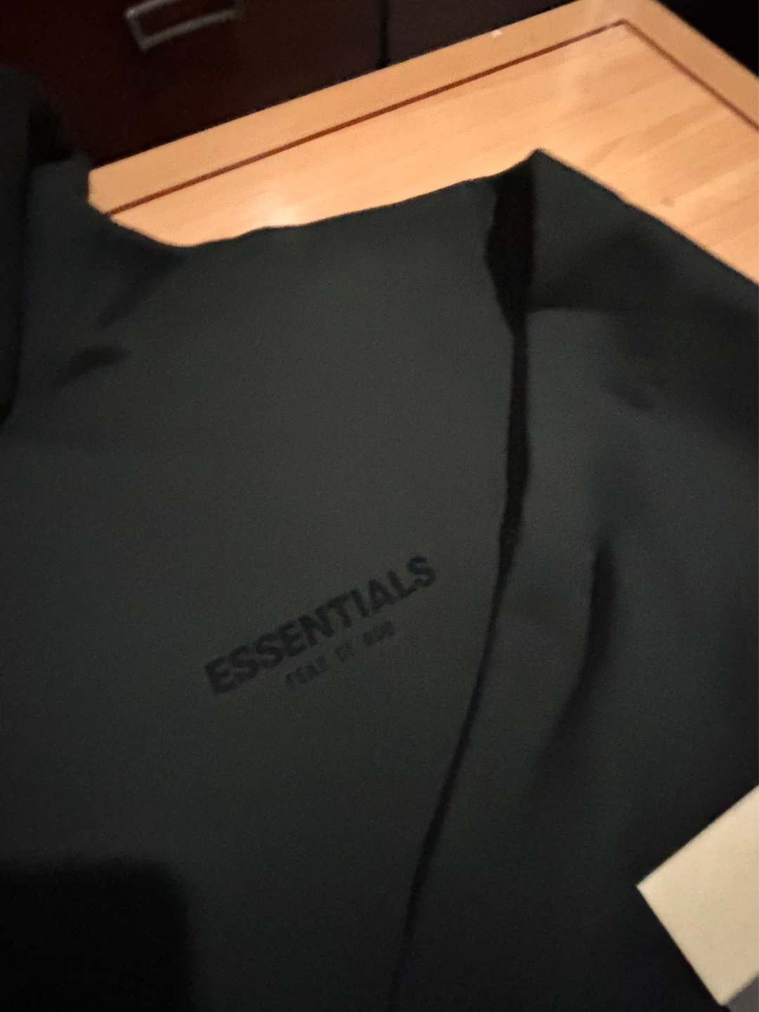 Essentials Fear of God Black Hoodie - photo 2