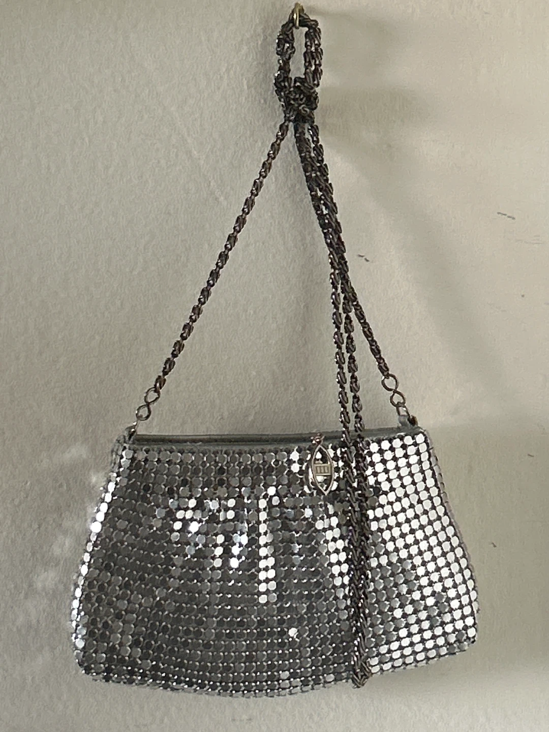 Silver Mesh Evening Bag