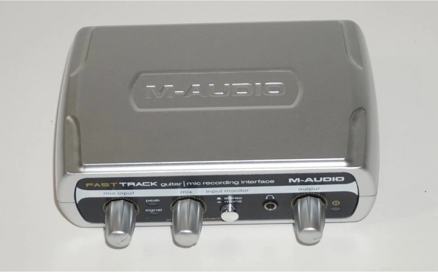 M-Audio Fast Track Guitar Mic Recording Interface