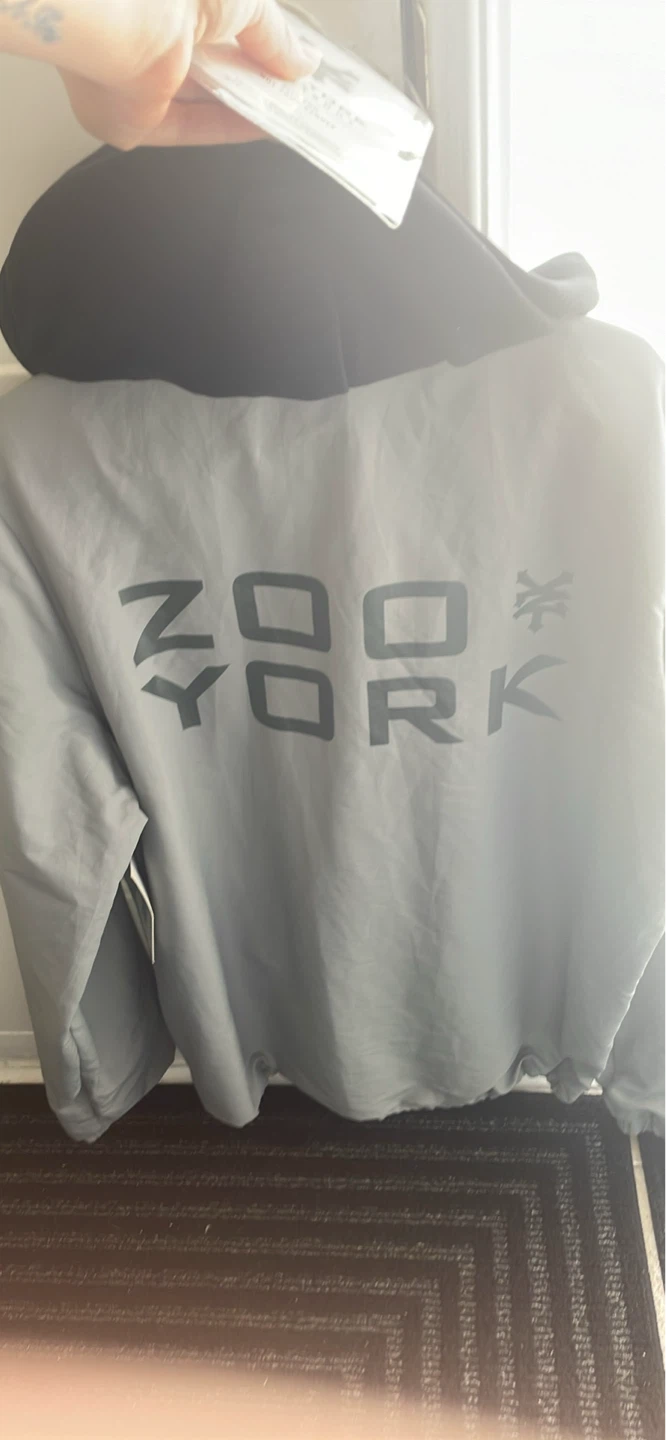 ZOO YORK Grey Jacket with Detachable Hood