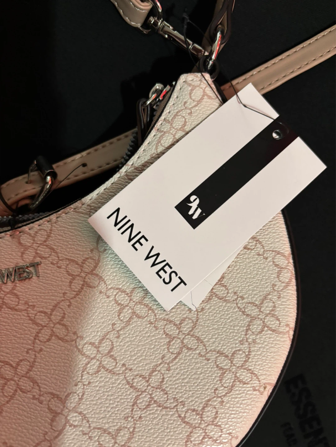 Nine West Pink Monogram Shoulder Bag