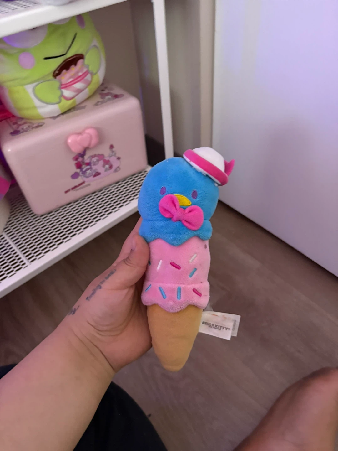Sanrio "Tuxedosam" Ice Cream Plushie