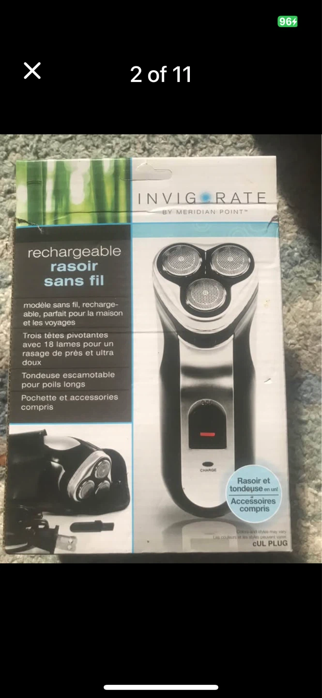 Cordless shaver