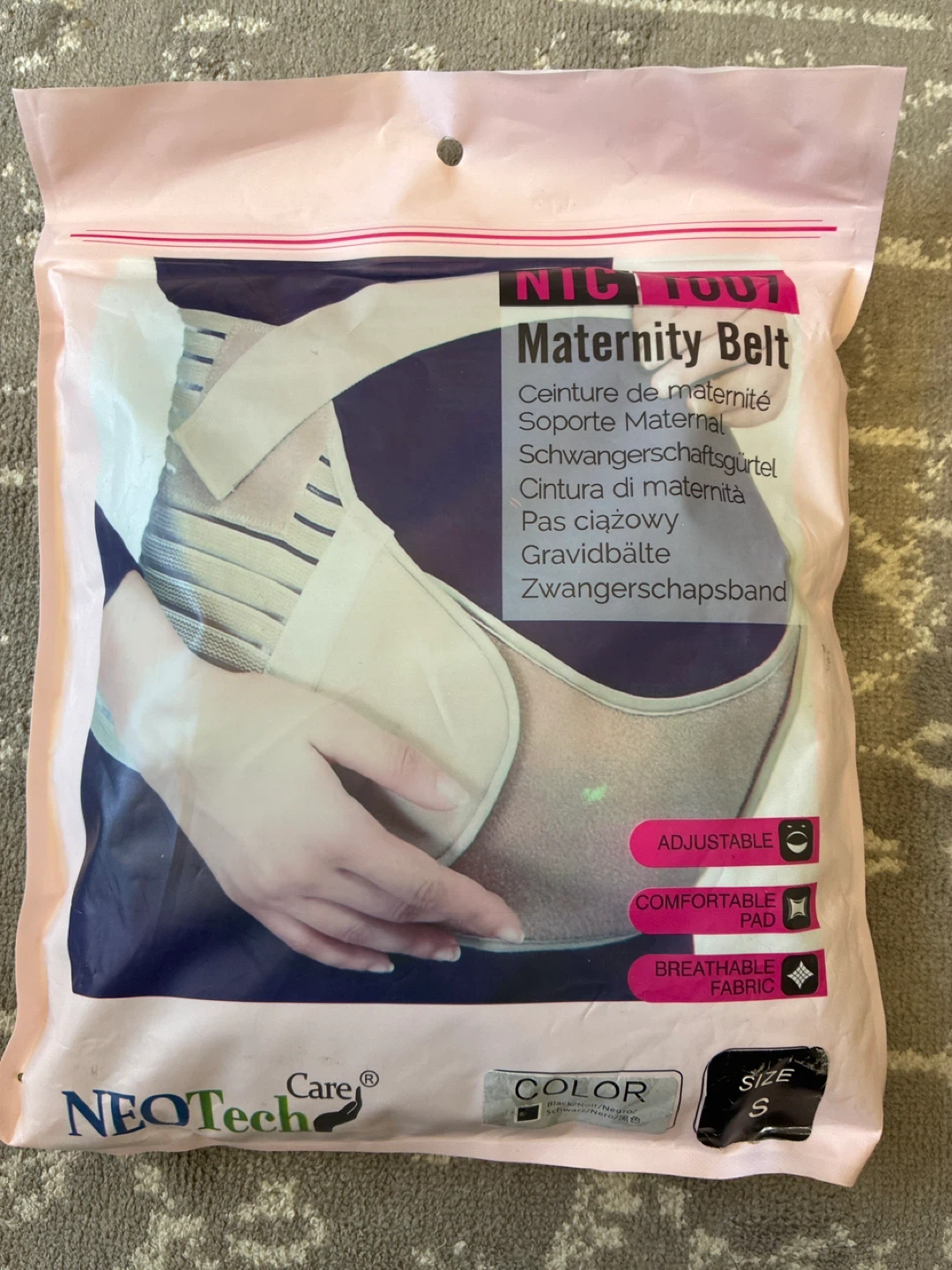 Neotech Care Maternity Belt - Size S - Black