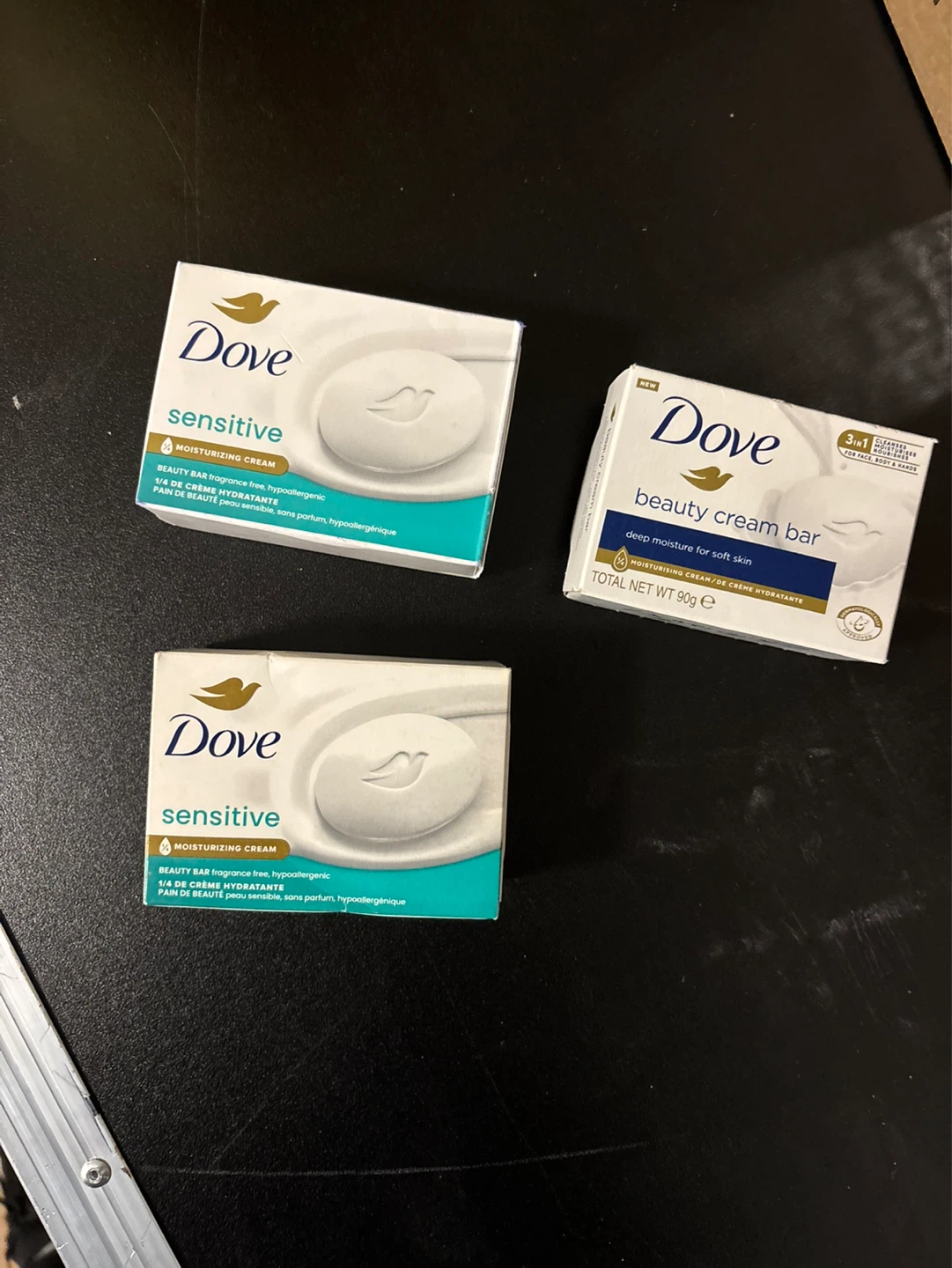 Dove Beauty Cream Bar & Sensitive Beauty Bar Soap