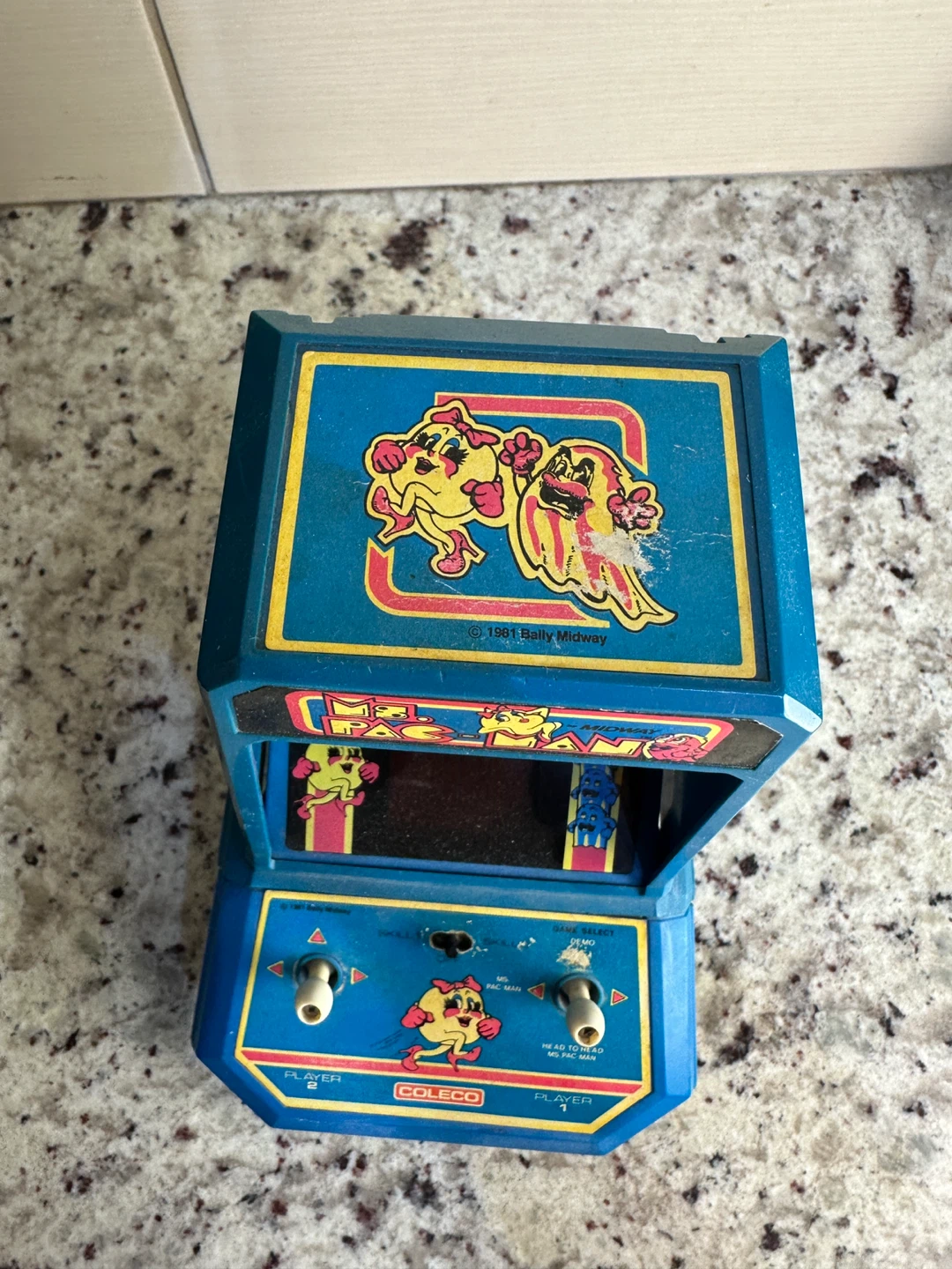 Coleco Ms. Pac-Man Mini Arcade Game 1981 - photo 5
